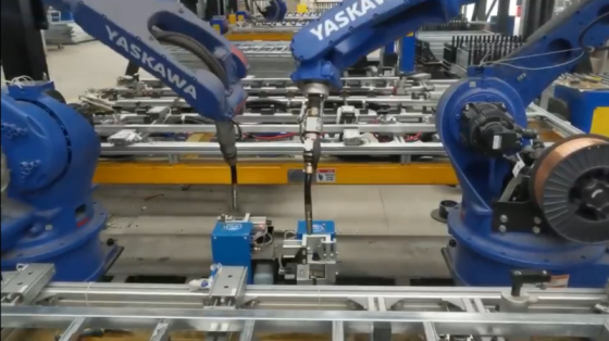 机器人焊接工作站案例_金雨自动化 5