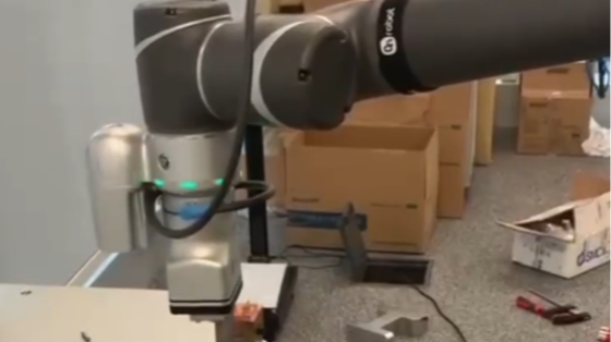 复合机器人应用场景展示_达明TM机器人