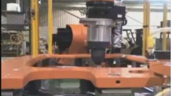 ATI机器人工具快换装置滚轮包边应用
