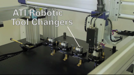 ATI机器人工具快换装置在TRD板的测试应用