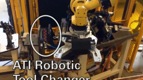 ATI机器人工具快换装置在小型机器人焊接单元应用