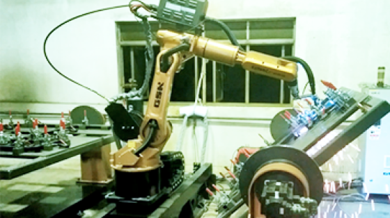 GSK RH06机器人在某公司焊接应用