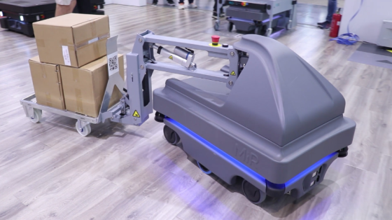 【MiR自主移动机器人】MiRHook200实现自主式挂接和释放推车
