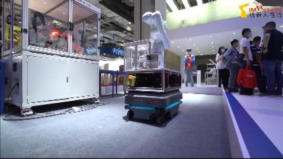 【MiR自主移动机器人】工博会 2020 _ mir100自主移动机器人搭配机械臂，协助机器人多种应用 