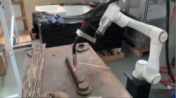 EC66协作机器人 焊接工艺包 鱼鳞焊