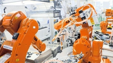 汽车生产焊接机器人
