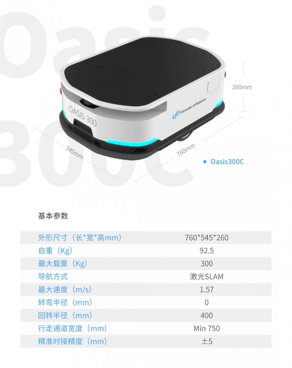 【斯坦德】尺寸直降28%！斯坦德推出更小更灵活的AMR物流机器人