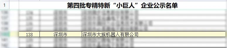 成功入选并公示通过