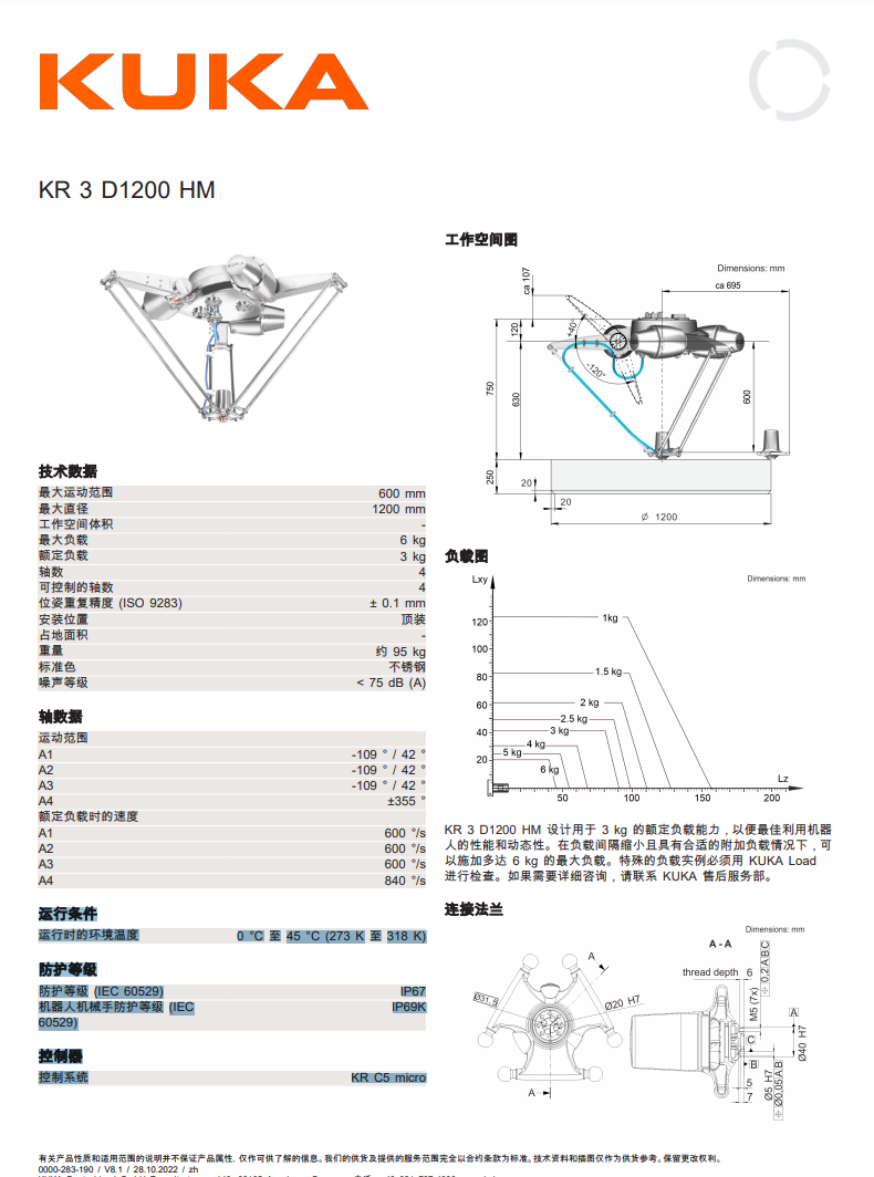 KUKA-LBR iisy 11 R1300-产品手册