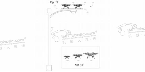 亚马逊无人机专利图曝光：路灯当充电器